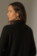 High Neck Sweater - Mollayra - Black