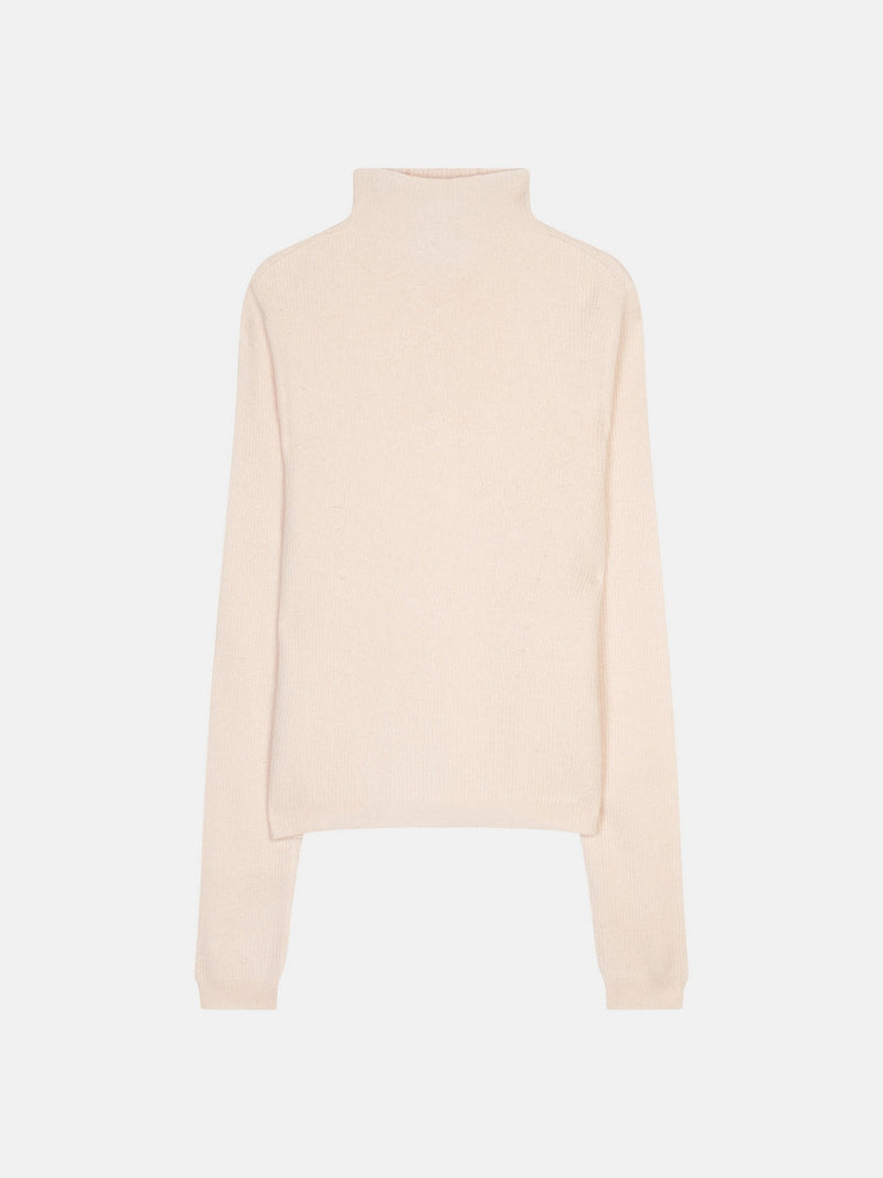 Pull Col Montant - Ruby - Poudre