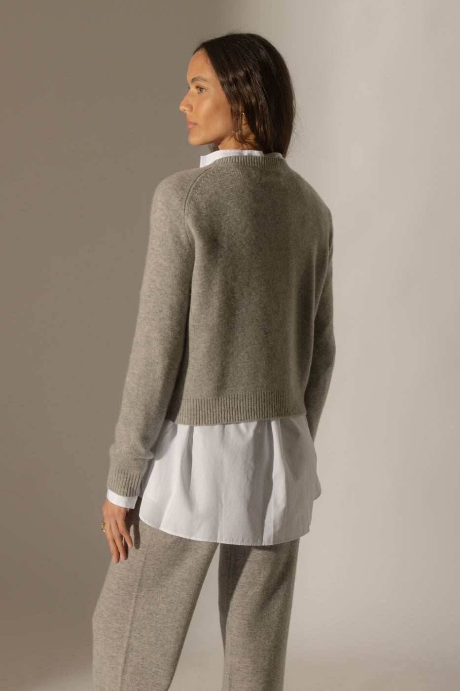 Jersey Cuello Redondo 4 Hilos - Lila - Nube Jaspeada