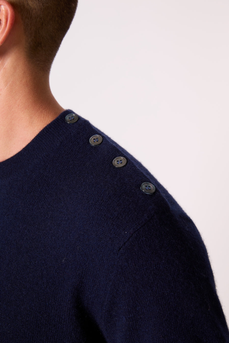 Pull Col Rond Marin Gabriel - Marine