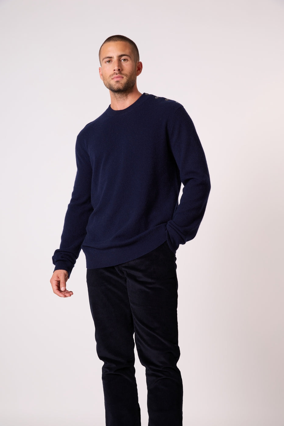 Pull Col Rond Marin Gabriel - Marine