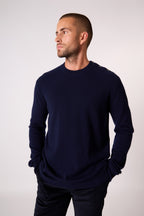 Pull Col Rond Marin Gabriel - Marine