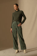 Pull Col Roulé - Carrick - Kaki