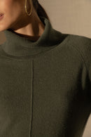 Pull Col Roulé - Carrick - Kaki