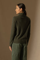 Pull Col Roulé - Carrick - Kaki