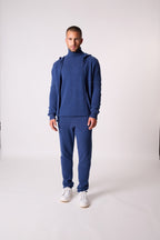 Gilet Zippé Capuche Eldo - Océan Chiné