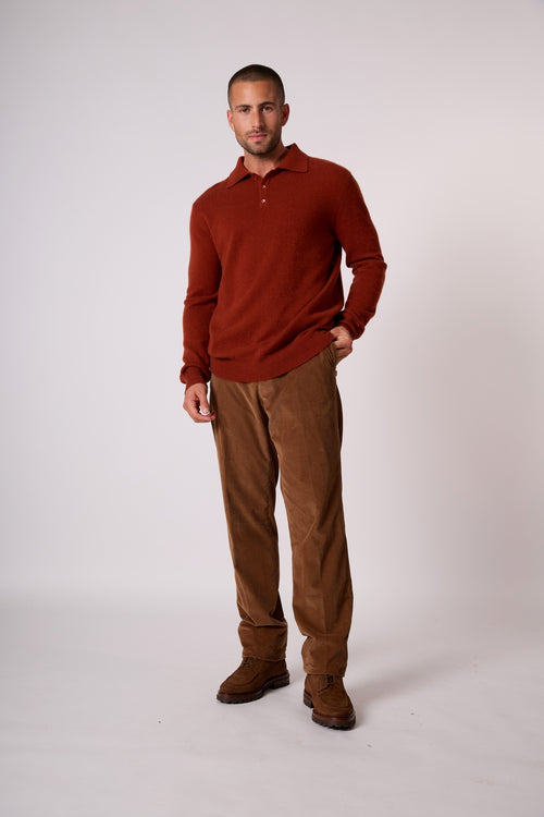 Polo Manches Longues - Spencer - Écureuil