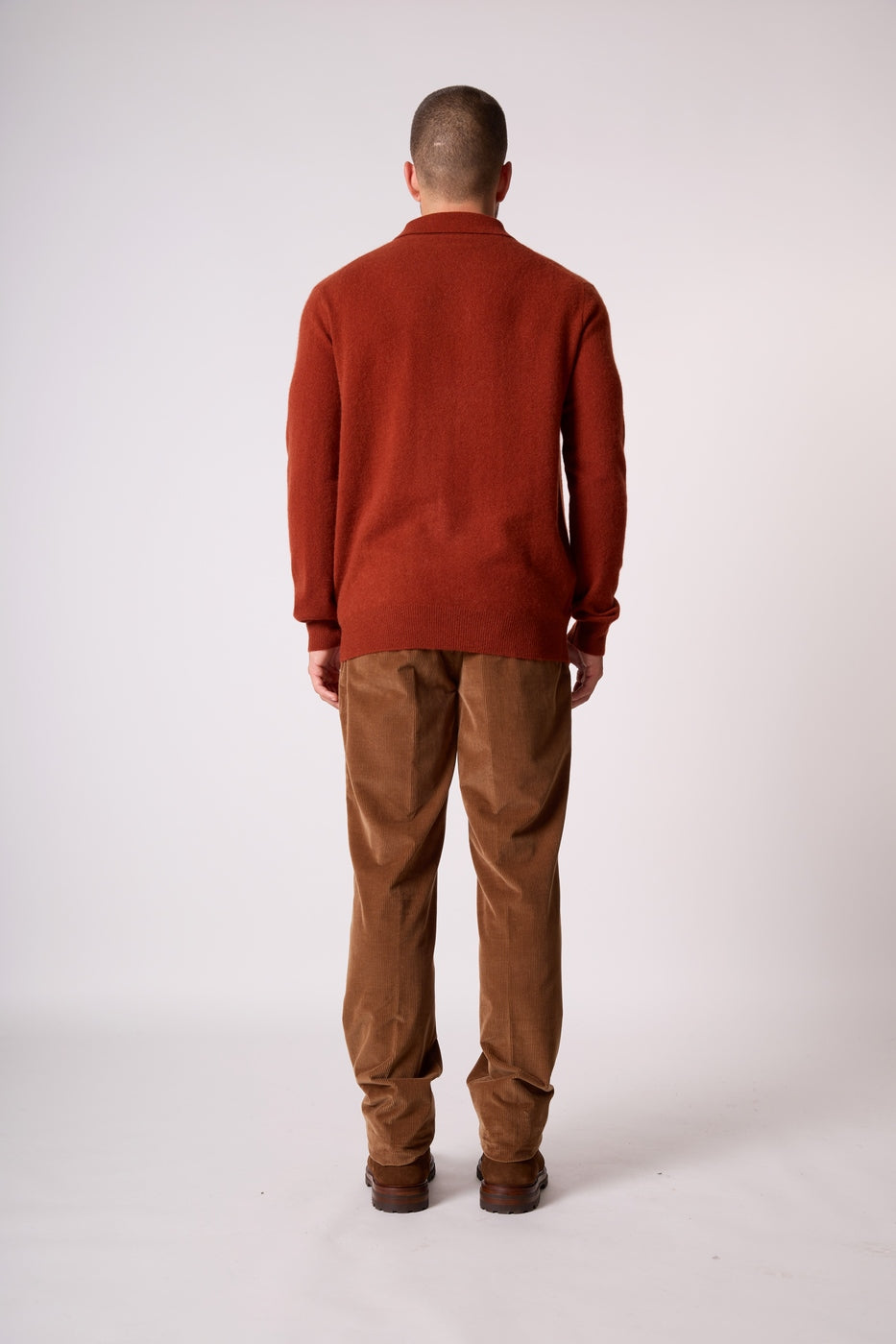 Polo Manches Longues Spencer - Écureuil