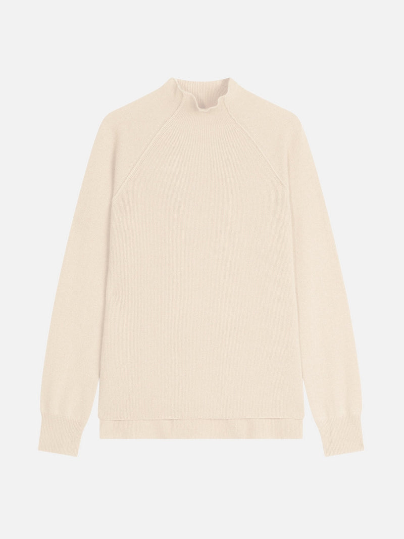 High Neck Sweater - Mollayra - Snow