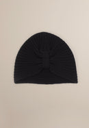 Bonnet 6 Fils Sile - Noir - 100% Cachemire 6 Fils - 2-2 Rib