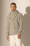 Square Scarf - Firvidas - Heathered Grey