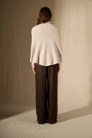 Cape Col Montant 6 Fils - Gache - Beige Chiné