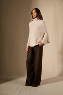 Cape Col Montant 6 Fils - Gache - Beige Chiné