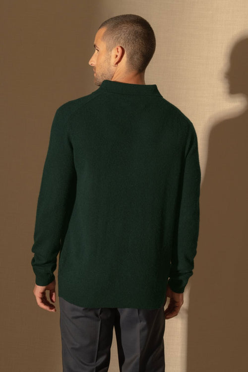 Polo Manches Longues - Spencer - Cyprès