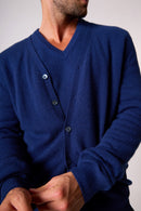 Cardigan Col V - Errol - Minuit
