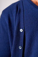 Cardigan Col V - Errol - Minuit