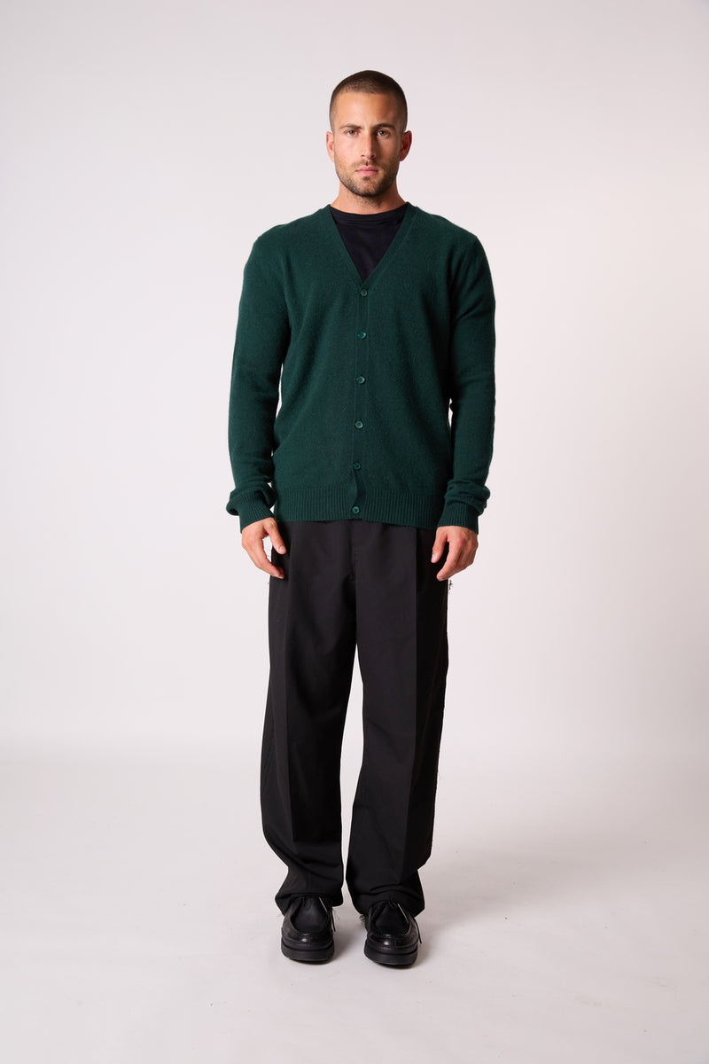 Cardigan Col V - Errol - Cyprès