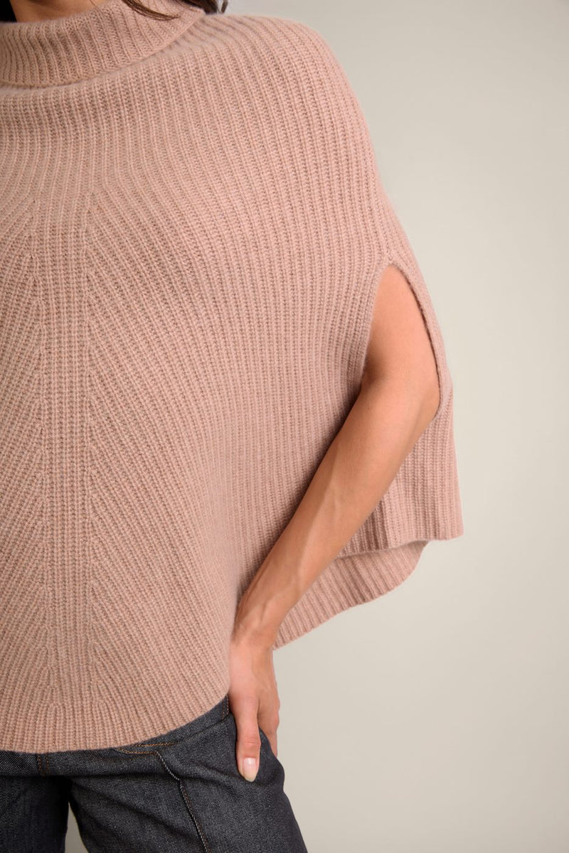 Cape Col Montant 6 Fils - Gache - Camel Chiné