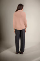 Cape Col Montant 6 Fils - Gache - Camel Chiné