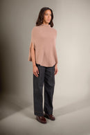 Cape Col Montant 6 Fils - Gache - Camel Chiné