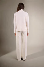 Pull Col Montant 6 Fils Mairos - Neige