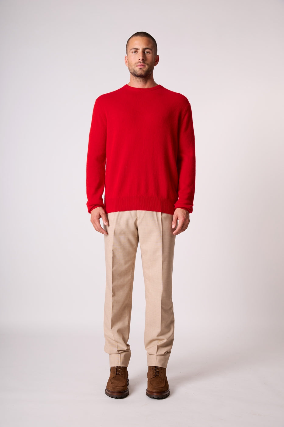 Pull Col Rond Blake - Rouge