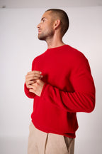 Pull Col Rond Blake - Rouge