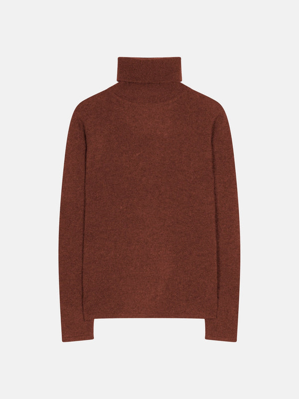 Jersey Cuello Vuelto - Ashley - Canela