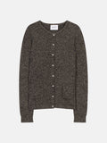 Cardigan - 100% 2-Ply Cashmere - Black/White - Women