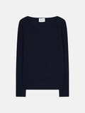 Pull Col Rond Lindsay - Marine