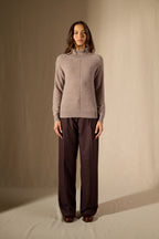 Turtleneck Sweater - Carrick - Heathered Caribou