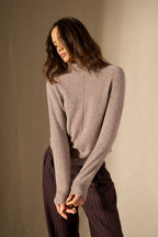 Turtleneck Sweater - Carrick - Heathered Caribou