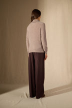 Turtleneck Sweater - Carrick - Heathered Caribou