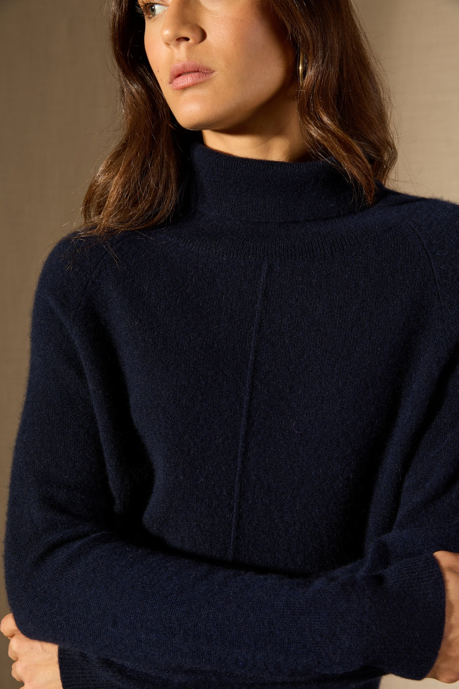 Pull Col Roulé - Carrick - Navy