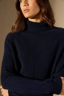 Pull Col Roulé - Carrick - Navy