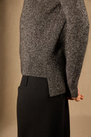 Pull Col Montant - Mollayra - Noir/Blanc