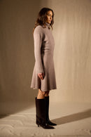 Jupe - 100% Cachemire 2 Fils - Caribou Chiné - Femme