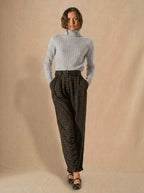 Pull Col Roulé Craigton - Gris Perle Chiné
