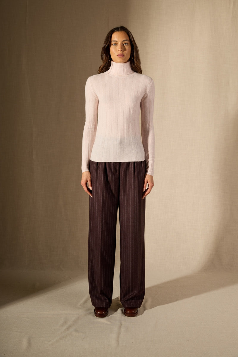 Pull Col Roulé - Ysaline - Poudre