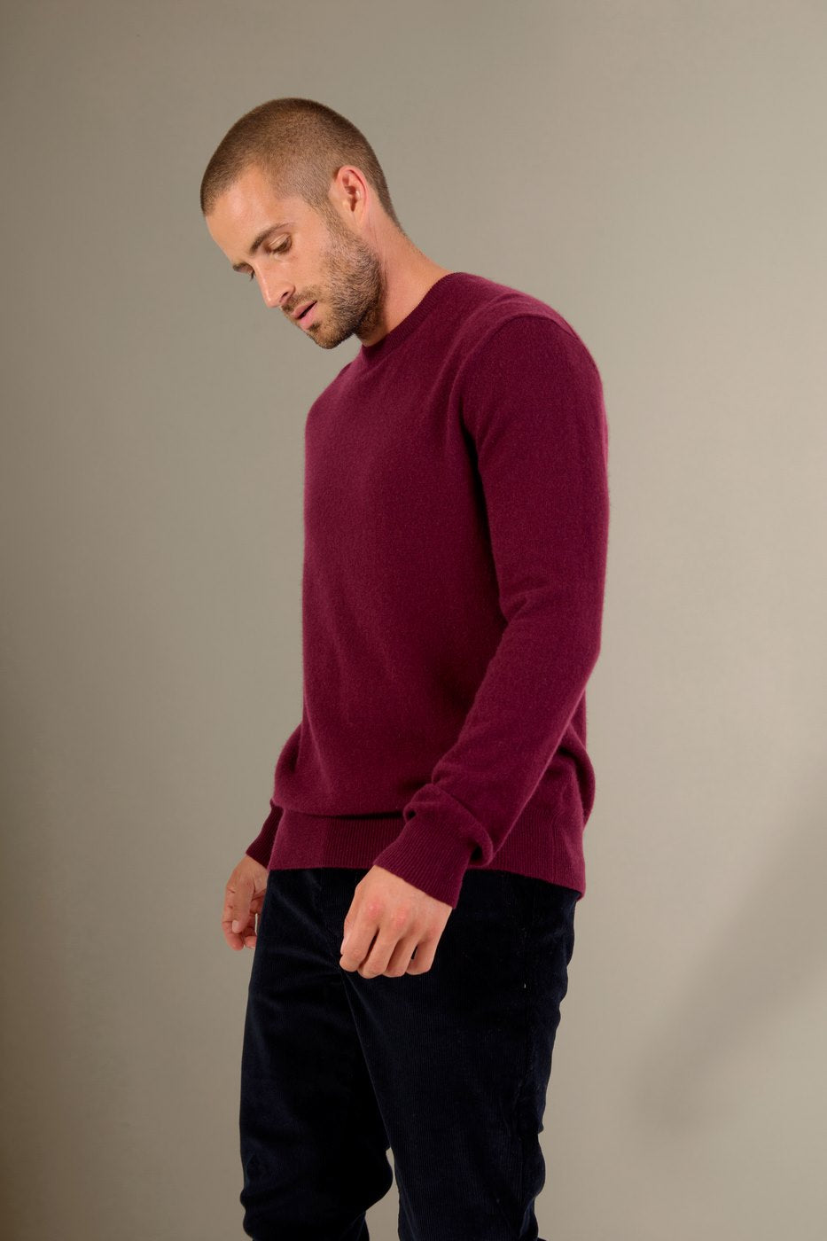 Pull Col Rond Blake - Mûre