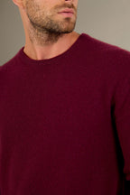 Round Neck 4-Ply Jumper - Eden - Blackberry
