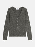Cardigan Col V Paige - Noir/Blanc