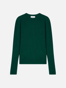 Pull Col Rond - Bella - Vert Anglais