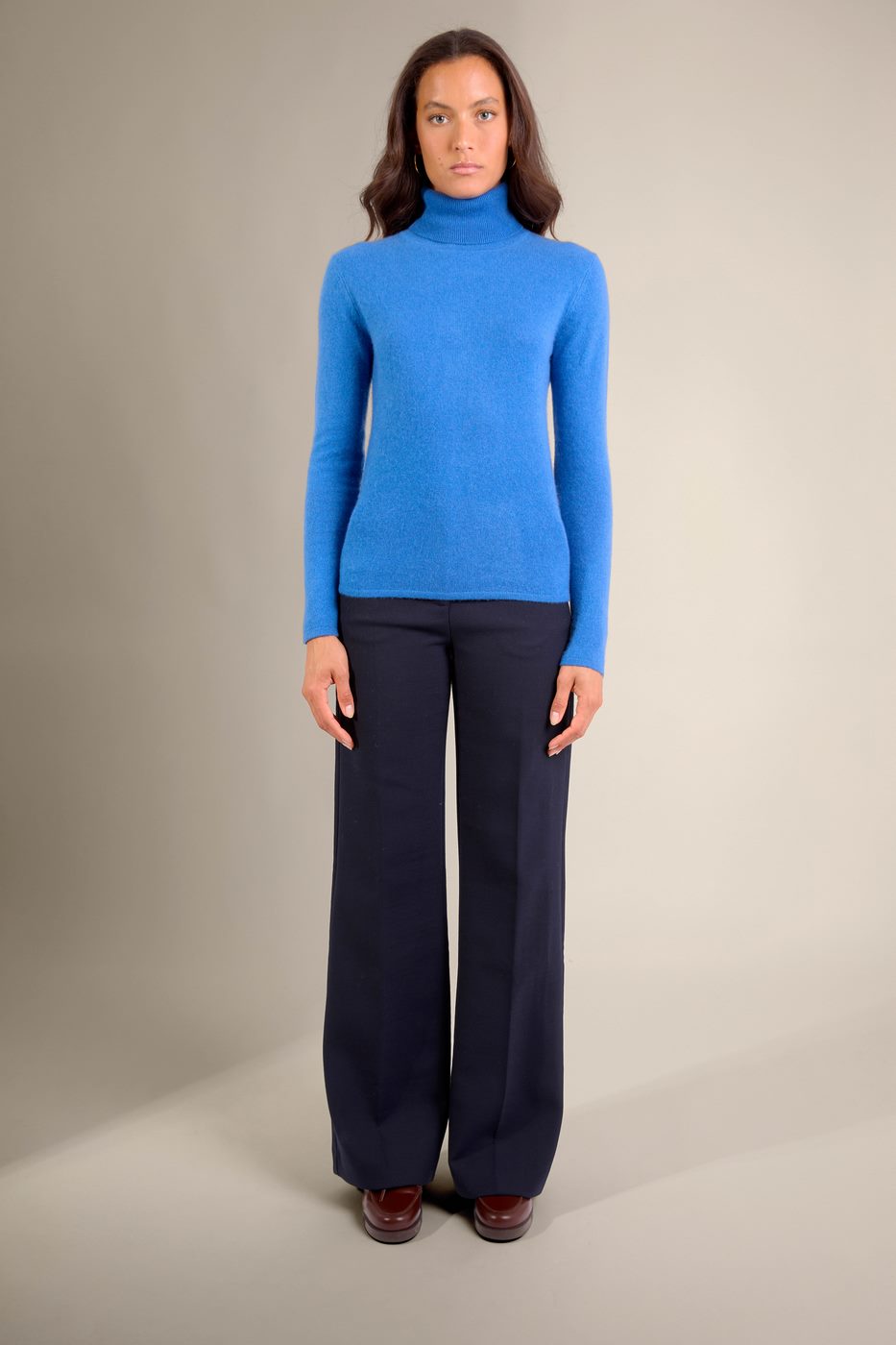Pull Col Roulé Ashley - Ardoise