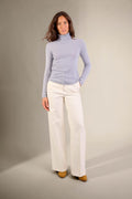 Jersey Cuello Vuelto - Bise - Azul Marfil