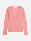 Cardigan Col V Paige - Jacinthe