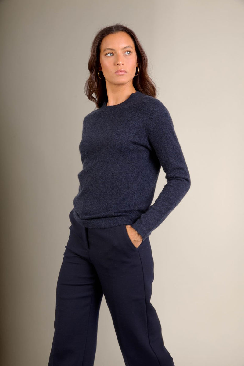 Pull Col Rond - Ecrin - Caviar