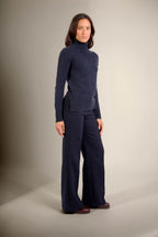 Tracy Roll Neck Jumper - Caviar