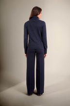 Tracy Roll Neck Jumper - Caviar
