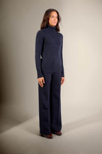 Tracy Roll Neck Jumper - Caviar